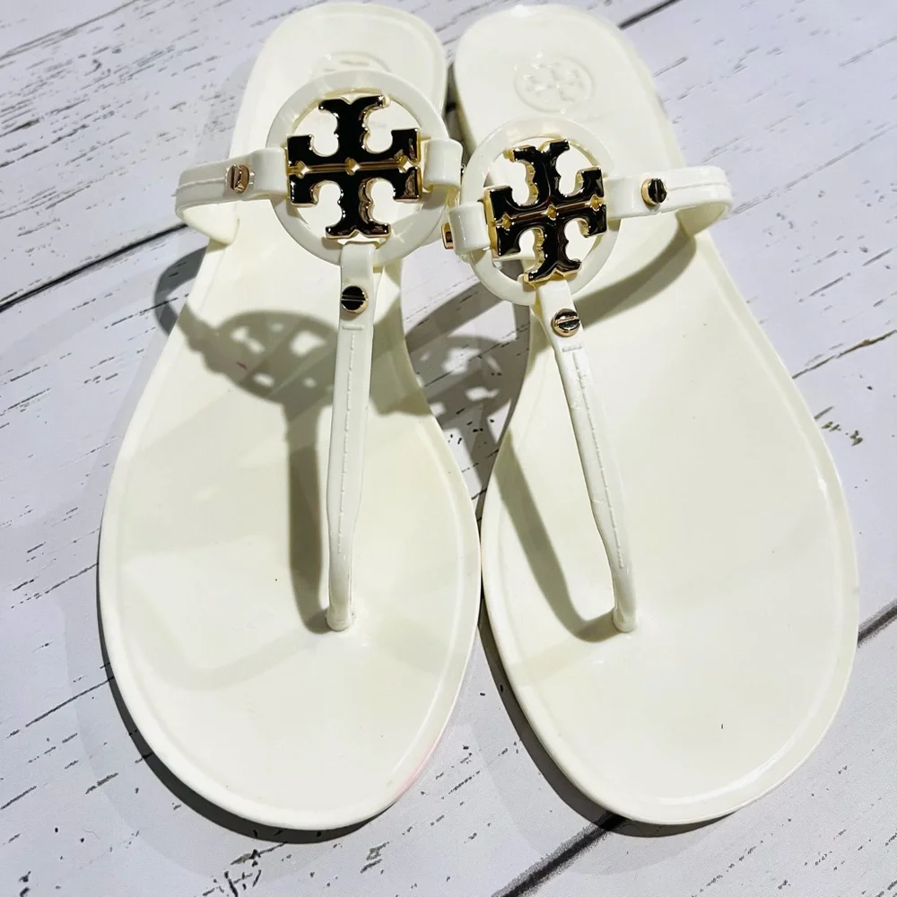 Tory Burch Women's Mini Miller Jelly Sandal Size 8 - Picture 1 of 6